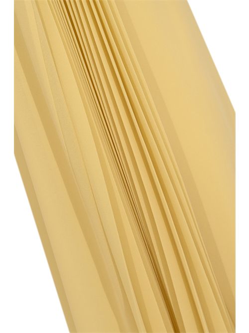 Pantalone ampio in tessuto plissettato Verdino Clips | E210 954100036